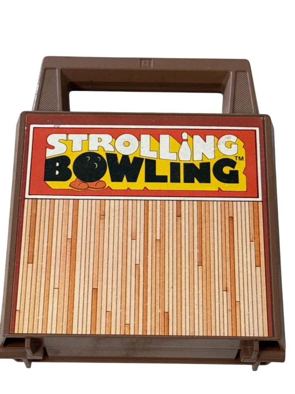 Vintage 1979 Tomy Strolling Bowling Game With Case - Fun Carry-Along Retro Toy!